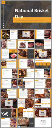 National Brisket Day PowerPoint And Google Slides Template 