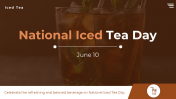 National Iced Tea Day PowerPoint and Google Slides Themes