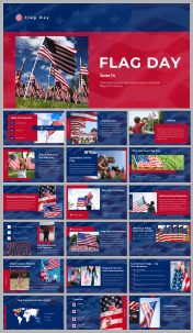 Attractive Flag Day PowerPoint and Google Slides Themes