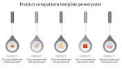 Creative Product Comparison Template PowerPoint Slide