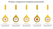 Elegant Product Comparison Template PowerPoint Design