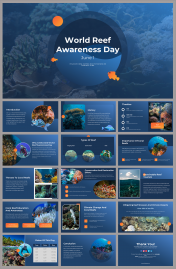 World Reef Awareness Day PPT and Google Slides Themes