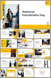 National Handshake Day PowerPoint and Google Slides Themes