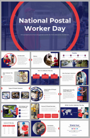 National Postal Worker Day PPT and Google Slides Themes