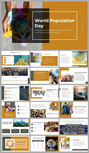 World Population Day PowerPoint and Google Slides Themes