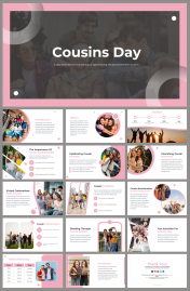 Cousins Day PowerPoint and Google Slides Templates