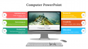 Customizable Computer PowerPoint and Google Slides Template