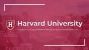 Harvard University PowerPoint And Google Slides Themes