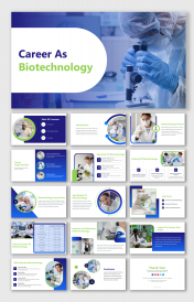 Career As Biotechnology PPT And Google Slides Templates