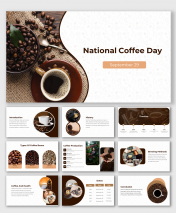 National Coffee Day PowerPoint And Google Slides Themes