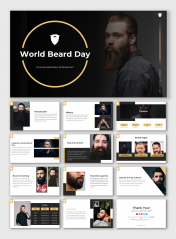 World Beard Day PowerPoint And Google Slides Templates