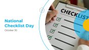 National Checklist Day PowerPoint And Google Slides Themes