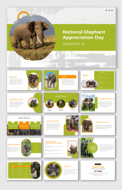 National Elephant Appreciation Day PPT And Google Slides