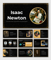 Isaac Newton PowerPoint And Google Slides Templates