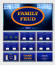 Family Feud with Fast Food Chains Google Slides Themes