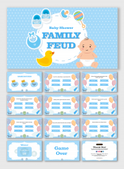 Baby Shower Family Feud With Expecting Fun PowerPoint