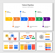 Elegant Talent Pipeline PowerPoint And Google Slides