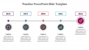 Simple Timeline PowerPoint Slide Template presentation