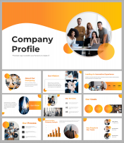 Innovative Company Profile PPT and Google Slides Themes
