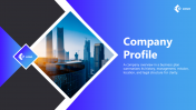 Easy To Customize Company Profile PPT And Google Slides