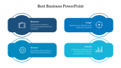 Best Business PowerPoint Presentation With Blue Theme