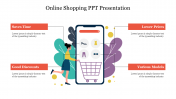 Attractive Online Shopping PPT Presentation Design
