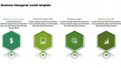 Top Business PowerPoint Templates - Hexagonal Model