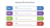 Concise Business Plan PowerPoint Template and Google Slides