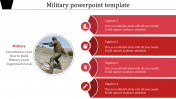 Cylinder Military PowerPoint Template-4 Red Presentation