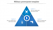 Military PowerPoint Template-Triangle Shaped Slide