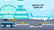 Editable Airport PowerPoint Template & Google Slides