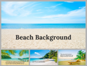 Beach Background PowerPoint And Google Slides Templates