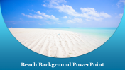 Buy Beach background PowerPoint presentation slides