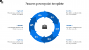 Amazing Process PowerPoint Template In Circle Model