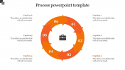 Our Predesigned Process PowerPoint Template In Orange Color