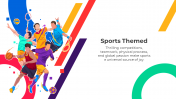 Colorful Sports Themed PowerPoint And Google Slides Template