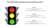Traffic Light Symbol Presentation Template and Google Slides