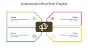 Four Node Communication PowerPoint Presentation Slide
