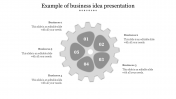 Example Of Business Idea Presentation Slide Design 5-Node