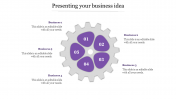 Innovative Presenting Your Business Idea Slide Template