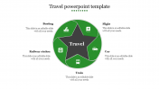 Creative Travel PowerPoint Template Presentation 5-Node