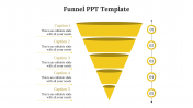 Majestic Yellow Color Funnel PPT Template And Google Slides