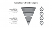 Gray Color Funnel Infographic PPT And Google Slides