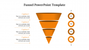 Orange Color Funnel Infographic PowerPoint And Google Slides