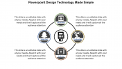Fantastic PowerPoint Design Technology with Four Nodes