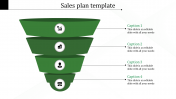 Sales Pyramid Template PPT Slide With Inverted Funnel