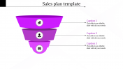 Astounding Sales Plan Template in Pink Colour Slides