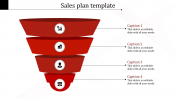 Vertical Sales Plan Template PowerPoint Presentation