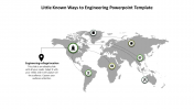 Engineering PowerPoint Template With World Map