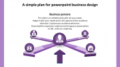 PowerPoint Business Design Template For Simple Business Plan